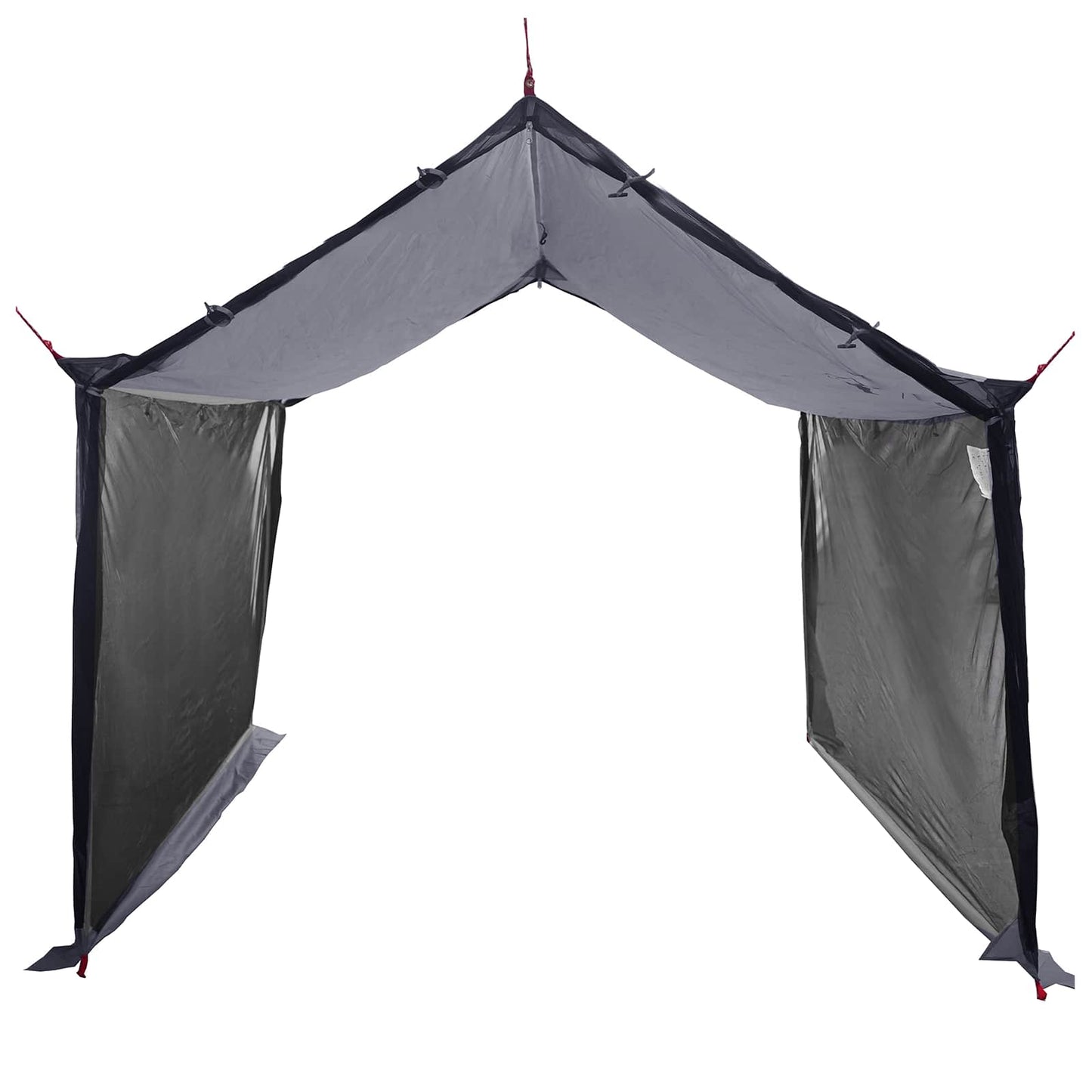 vidaXL Camping Tarp with Mesh Walls 340 x 260 x 220 cm Grey and Orange