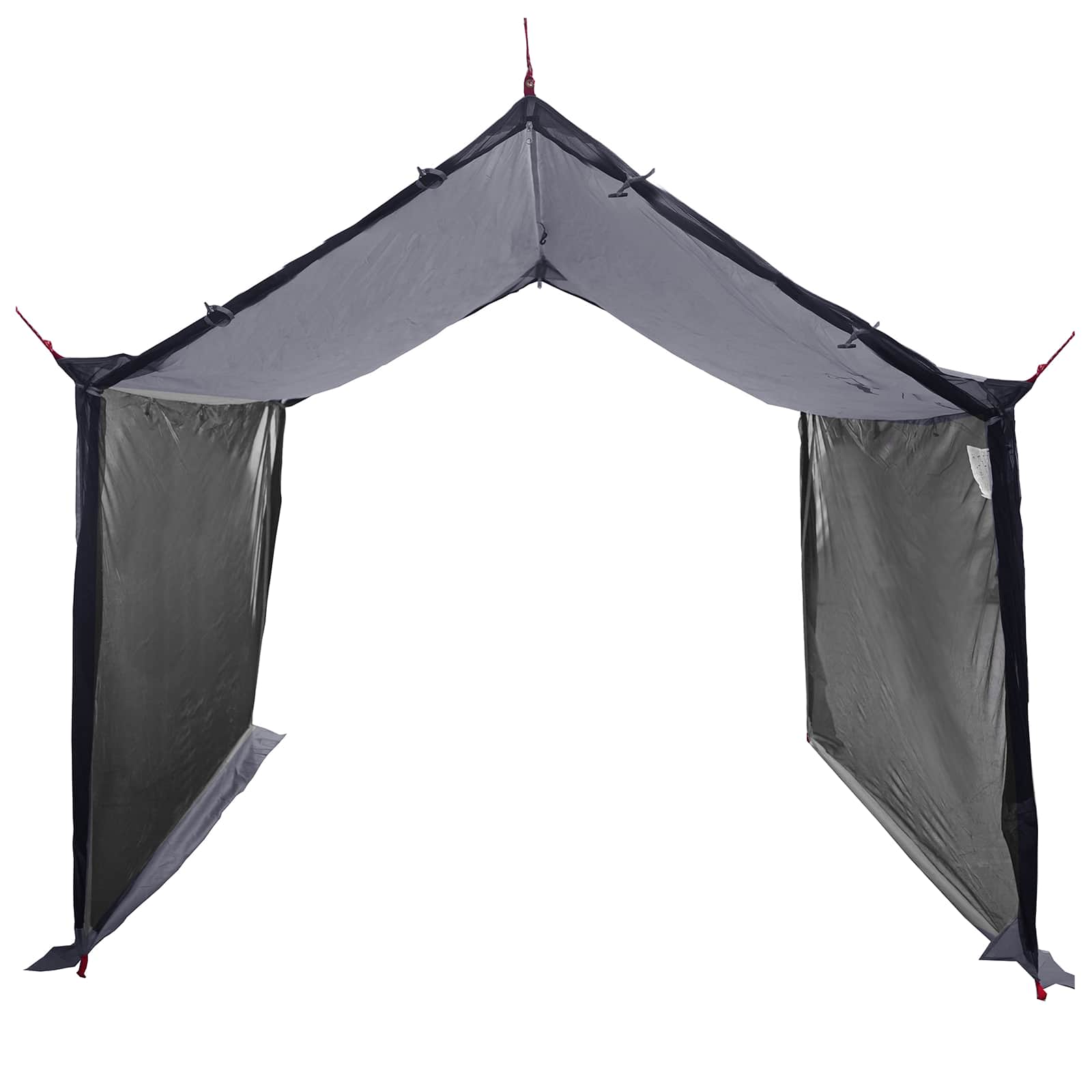 vidaXL Camping Tarp with Mesh Walls 340 x 260 x 220 cm Grey and Orange