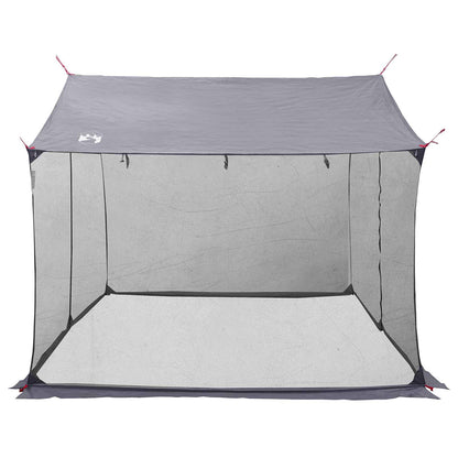 vidaXL Camping Tarp with Mesh Walls 340 x 260 x 220 cm Grey and Orange