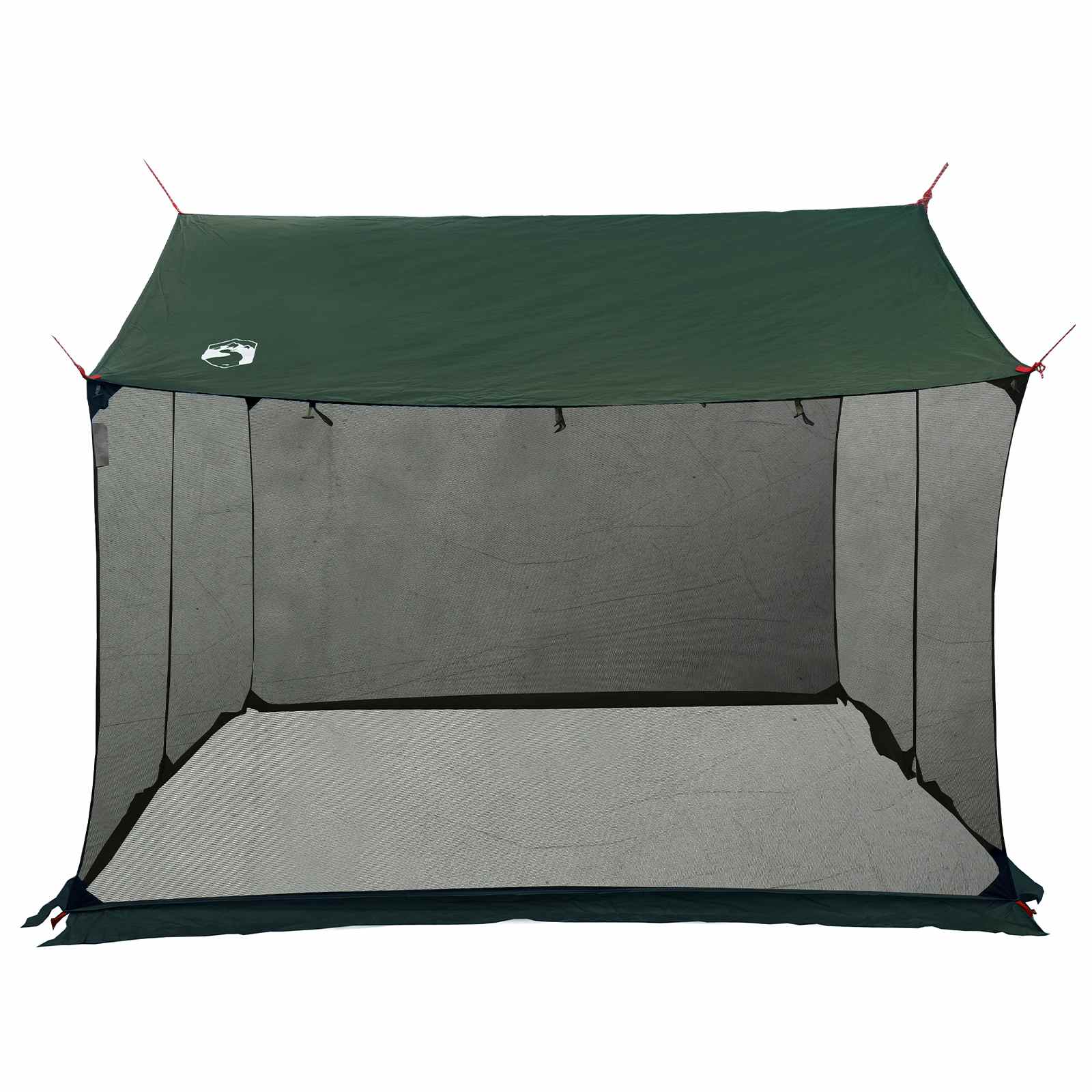 vidaXL Camping Tarp with Mesh Walls 340 x 260 x 220 cm Army Green