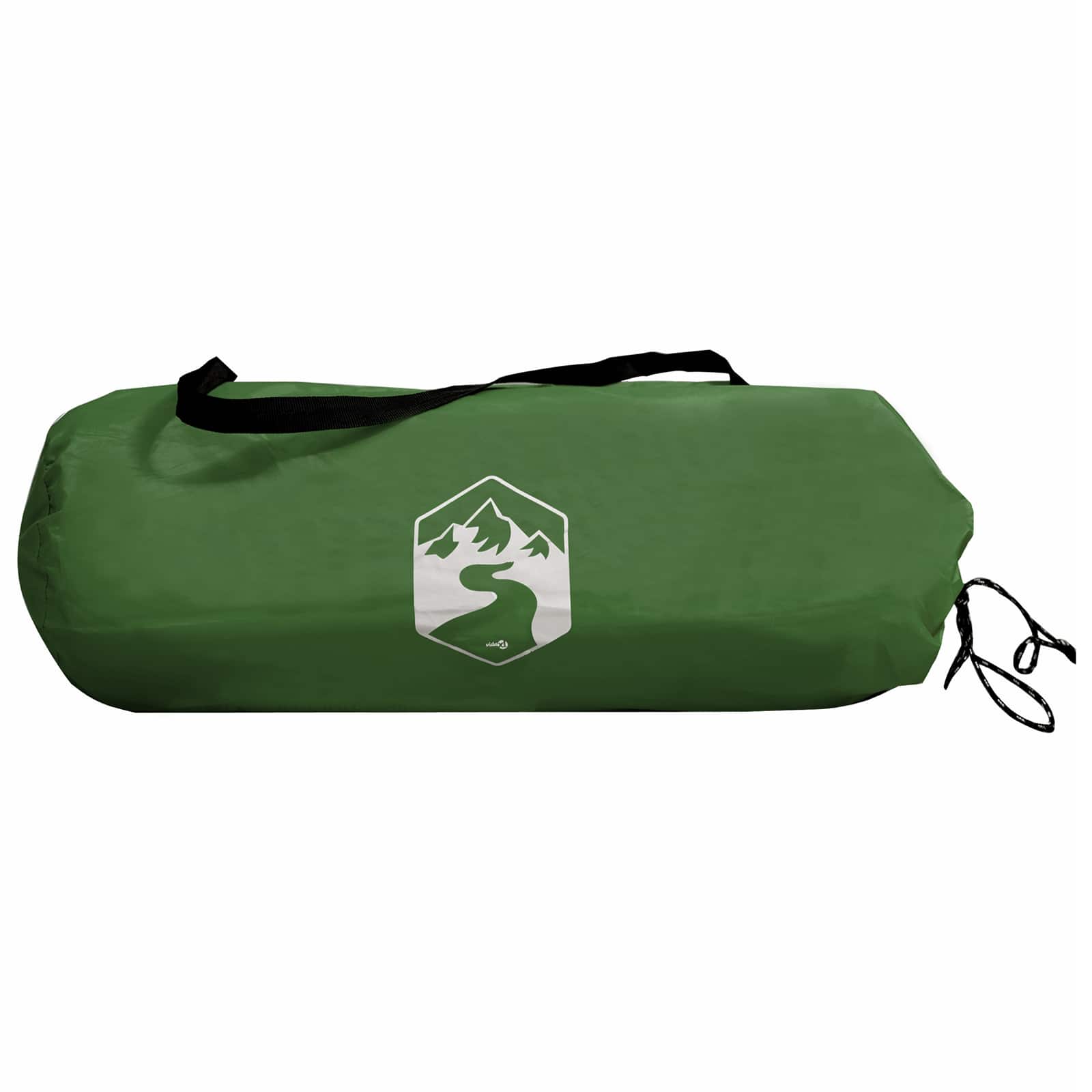 vidaXL Camping Tarp with Mesh Walls 270 x 210 x 210 cm Green