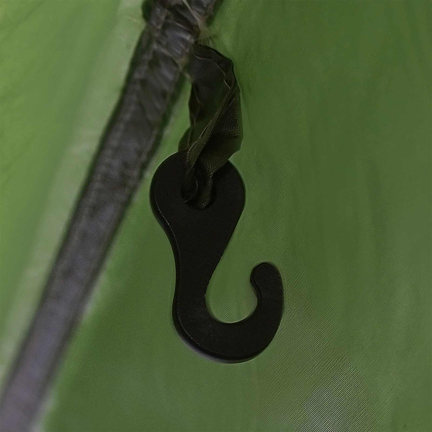 vidaXL Camping Tarp with Mesh Walls 270 x 210 x 210 cm Green