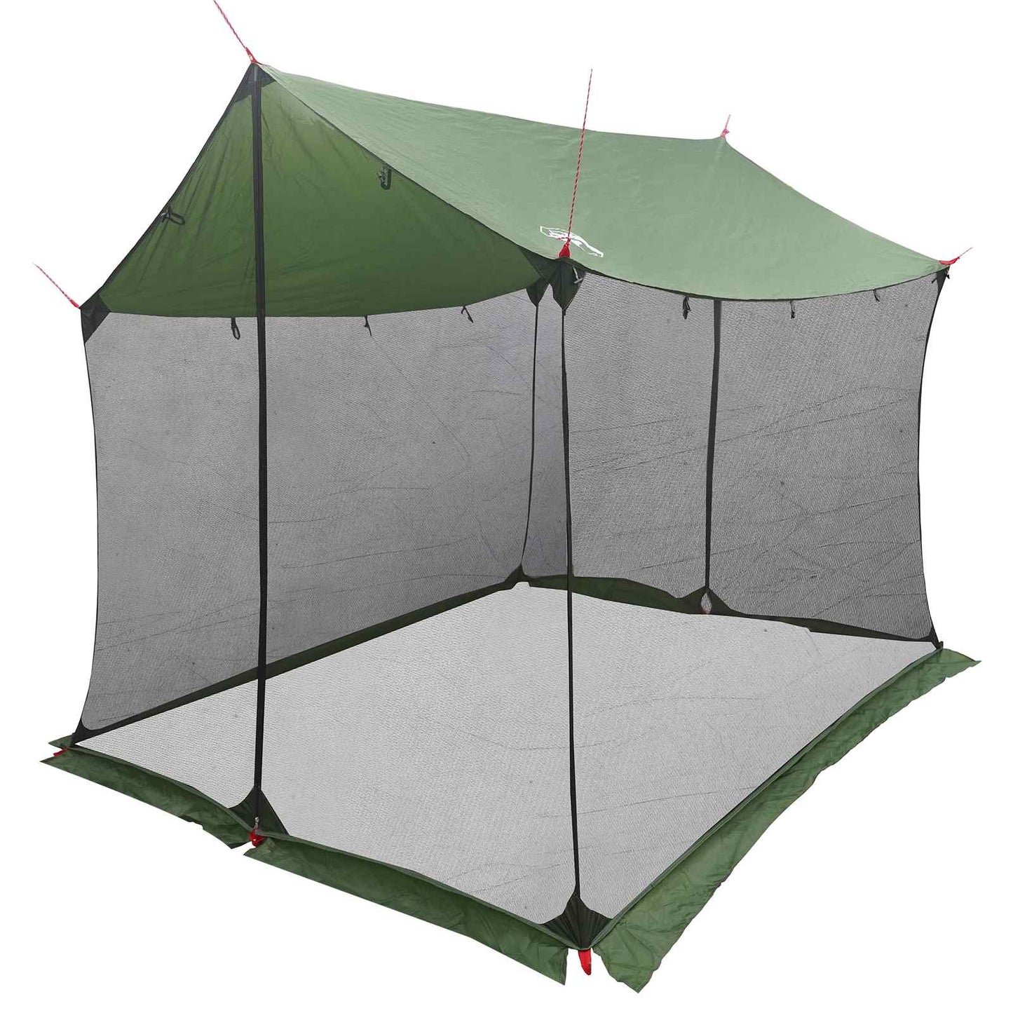 vidaXL Camping Tarp with Mesh Walls 270 x 210 x 210 cm Green