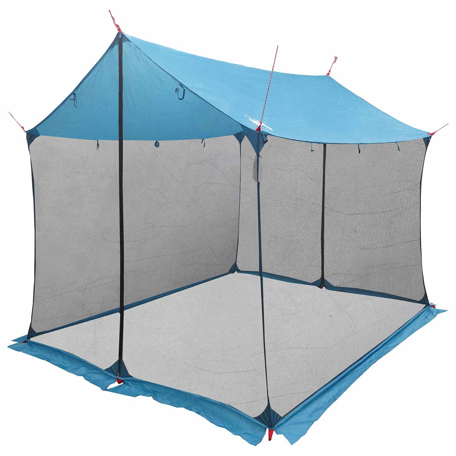 vidaXL Camping Tarp with Mesh Walls 270 x 210 x 210 cm Blue
