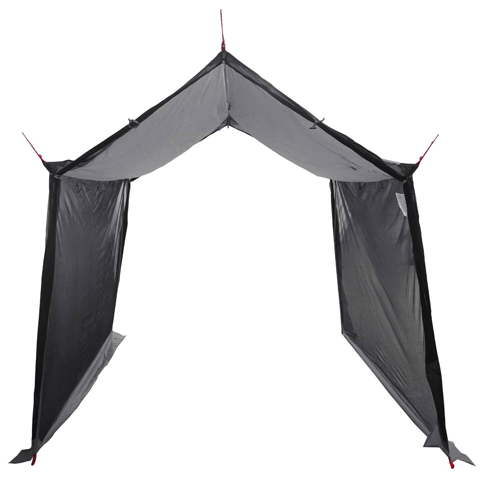 vidaXL Camping Tarp with Mesh Walls 270 x 210 x 210 cm Grey and Orange