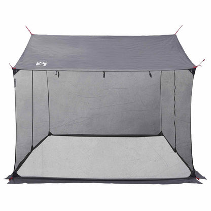 vidaXL Camping Tarp with Mesh Walls 270 x 210 x 210 cm Grey and Orange