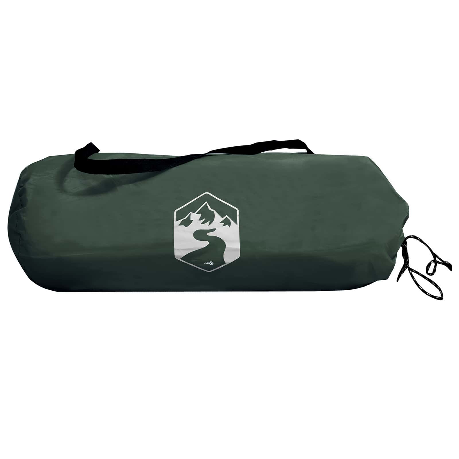 vidaXL Camping Tarp with Mesh Walls 270 x 210 x 210 cm Army Green