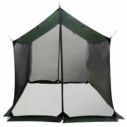 vidaXL Camping Tarp with Mesh Walls 270 x 210 x 210 cm Army Green