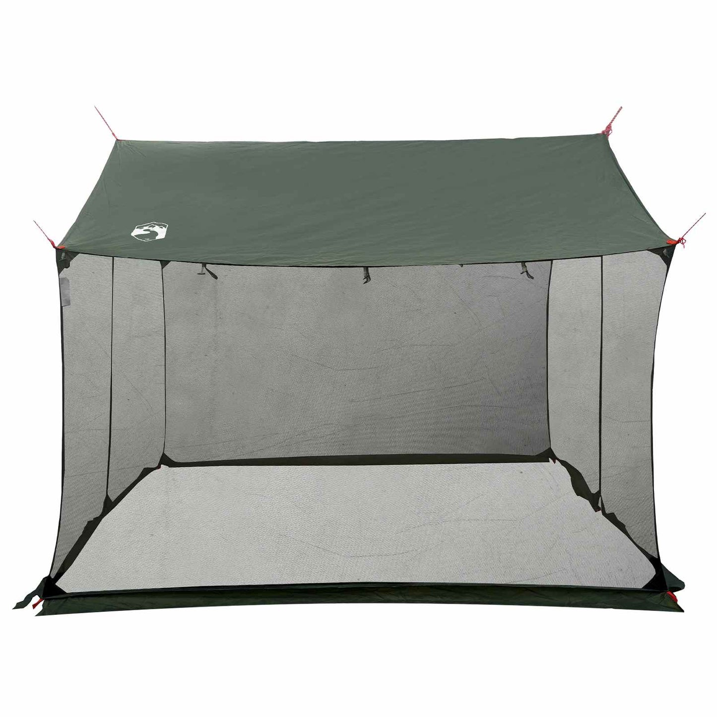 vidaXL Camping Tarp with Mesh Walls 270 x 210 x 210 cm Army Green