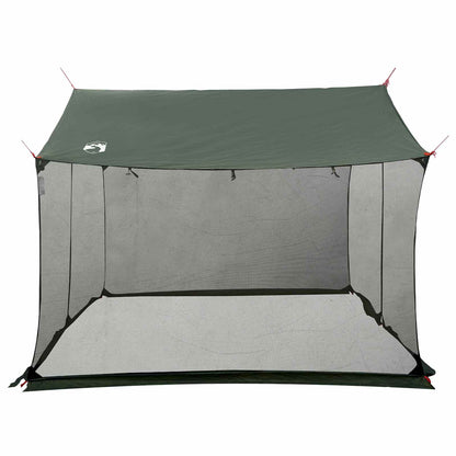 vidaXL Camping Tarp with Mesh Walls 270 x 210 x 210 cm Army Green