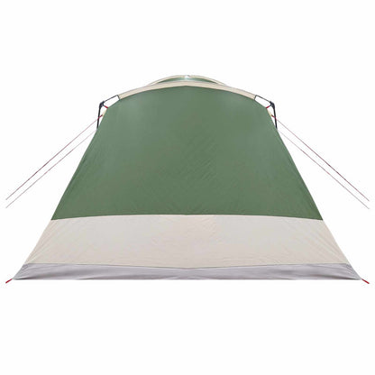 vidaXL Cabin Tent with Roof Green 12-Person Polyester and Steel