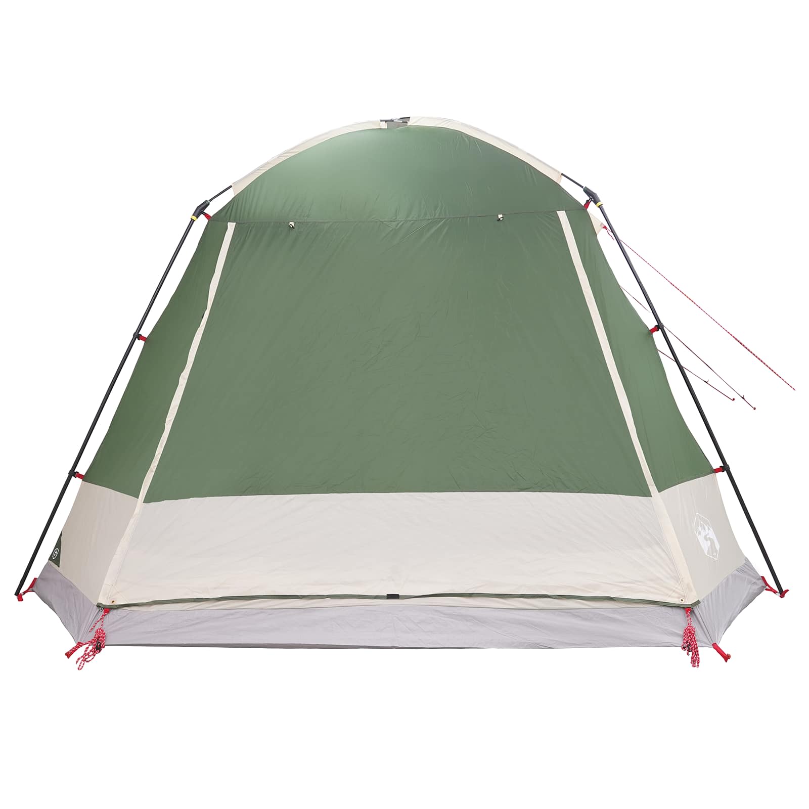 vidaXL Cabin Tent with Roof Green 12-Person Polyester and Steel