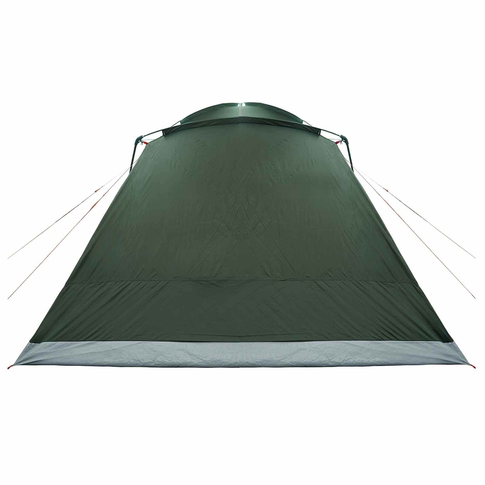 vidaXL Cabin Tent with Roof Army green 12-Person Polyester and Steel