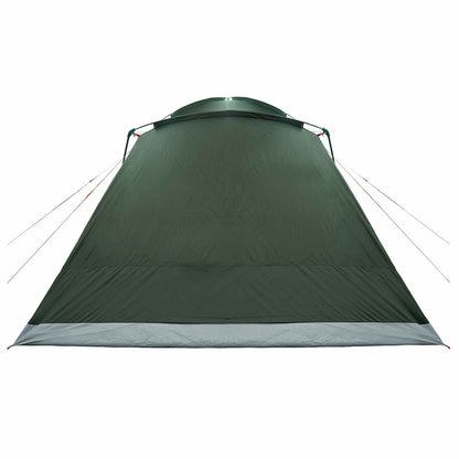 vidaXL Cabin Tent with Roof Army green 12-Person Polyester and Steel