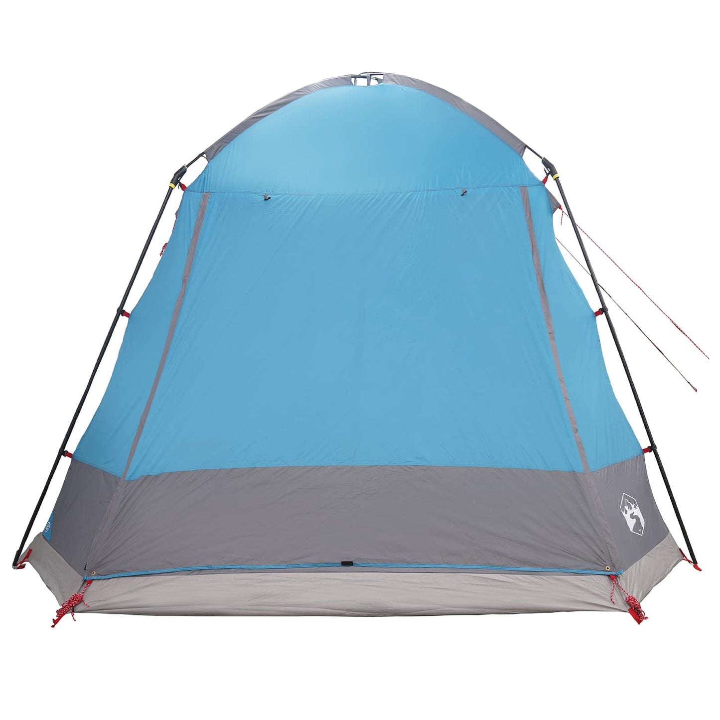 vidaXL Cabin Tent with Roof Blue 8-Person Polyester and Steel