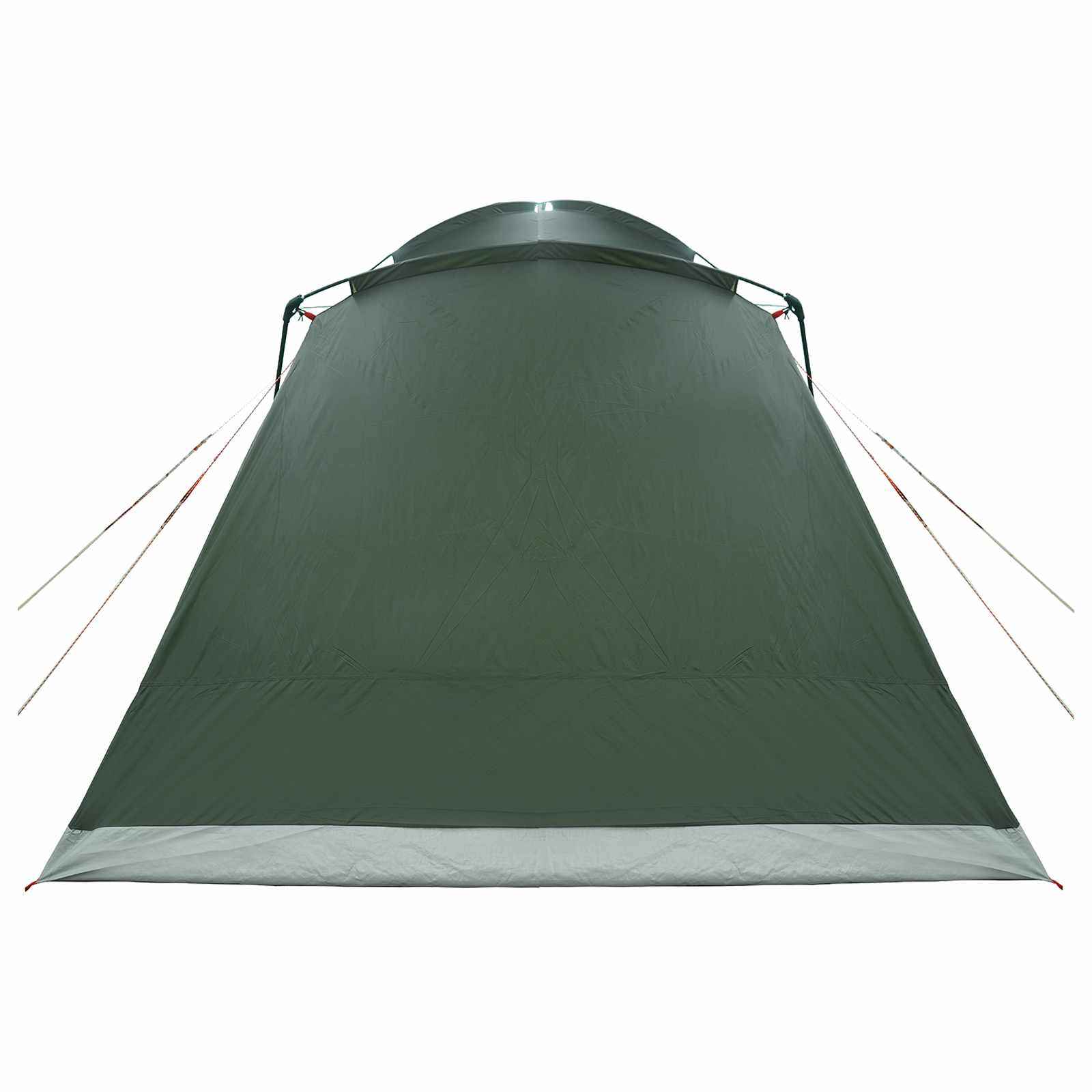 vidaXL Cabin Tent with Roof Army green 8-Person Polyester and Steel
