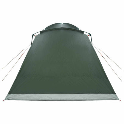 vidaXL Cabin Tent with Roof Army green 8-Person Polyester and Steel
