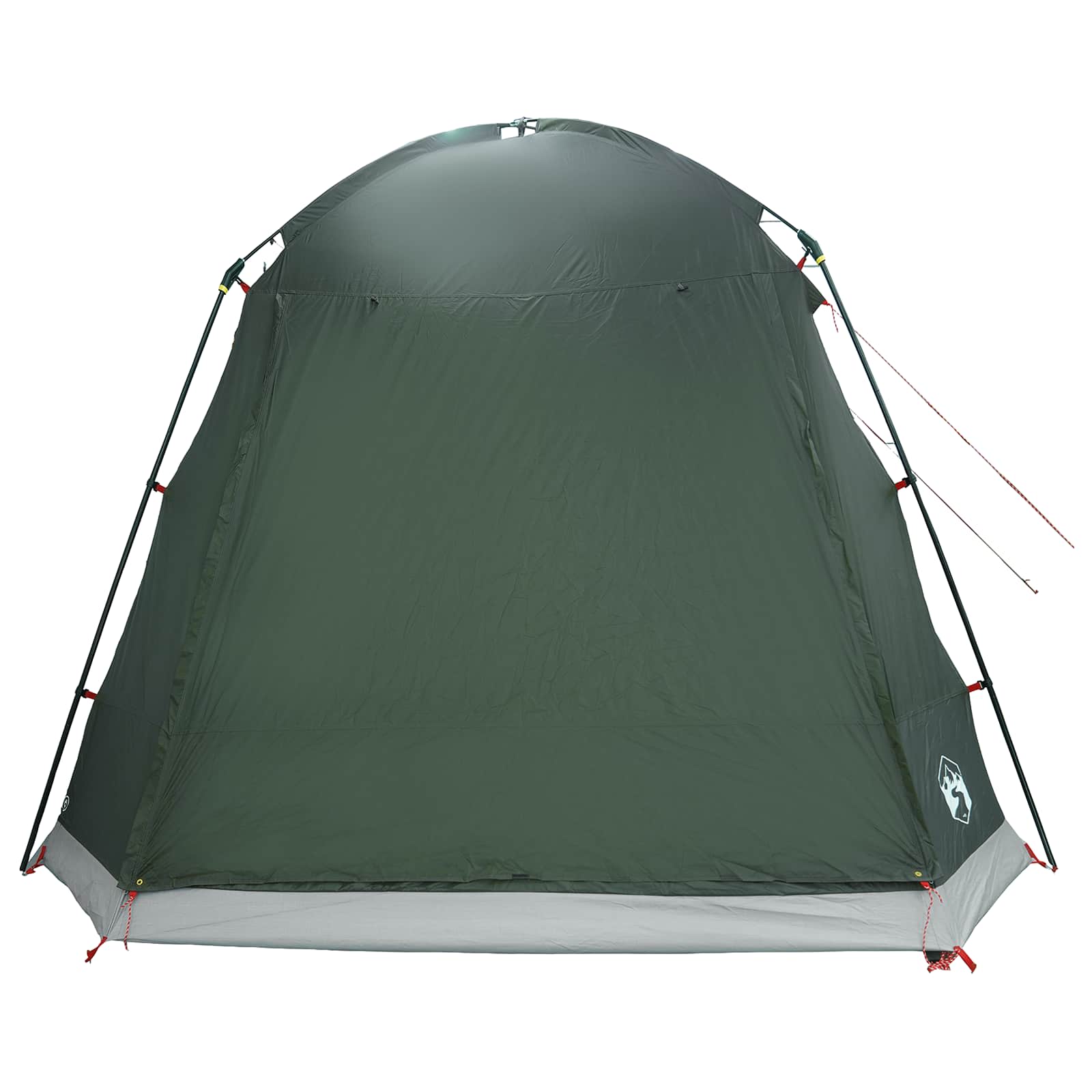 vidaXL Cabin Tent with Roof Army green 8-Person Polyester and Steel