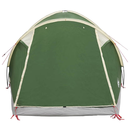 vidaXL Cabin Tent with Roof Green 4-Person Polyester and Steel