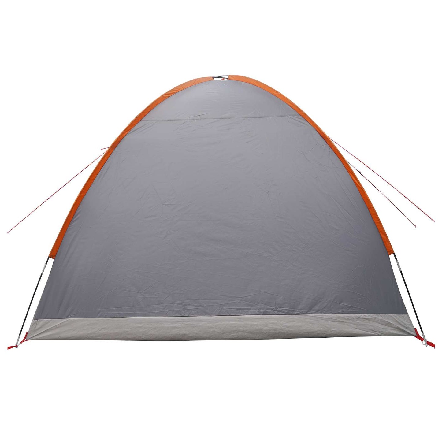 vidaXL Cabin Tent Grey and Orange 4-Person Polyester and Steel