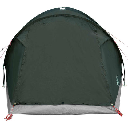 vidaXL Cabin Tent with Roof Army green 4-Person Polyester and Steel