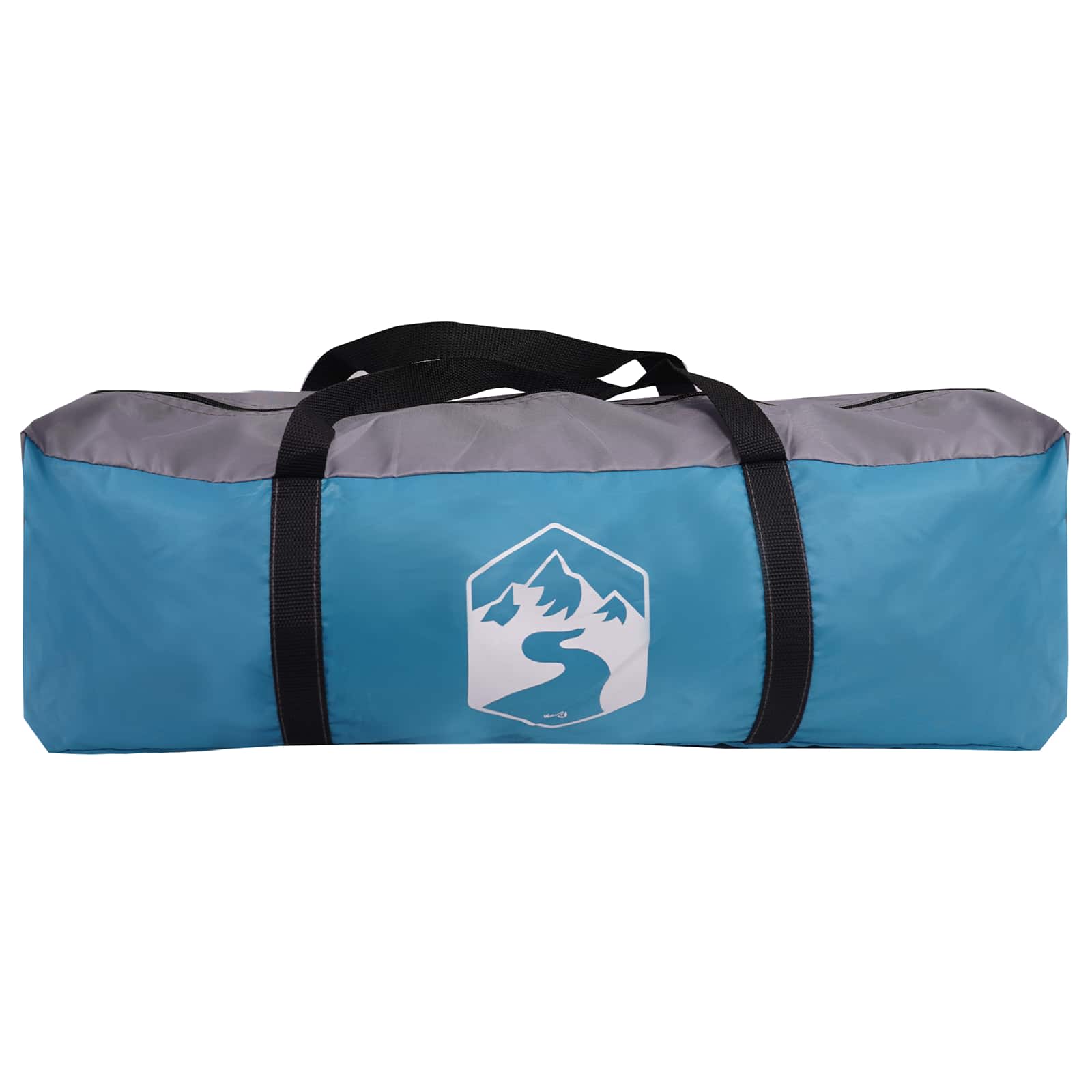 vidaXL Cabin Tent with Roof Blue 6-Person Polyester and Steel