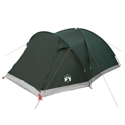 vidaXL Cabin Tent with Roof Army green 6-Person Polyester and Steel