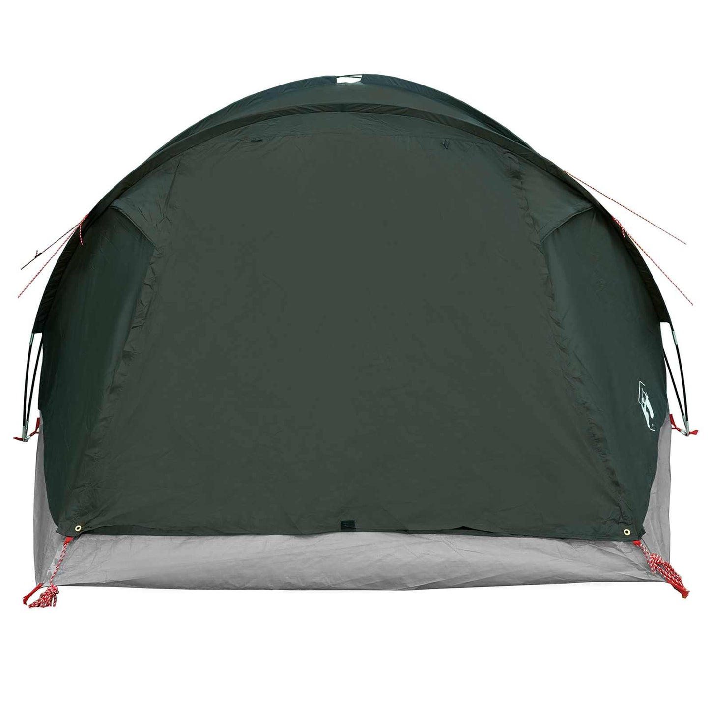 vidaXL Cabin Tent with Roof Army green 6-Person Polyester and Steel