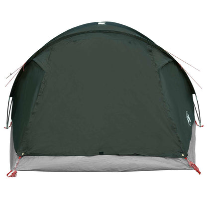 vidaXL Cabin Tent with Roof Army green 6-Person Polyester and Steel