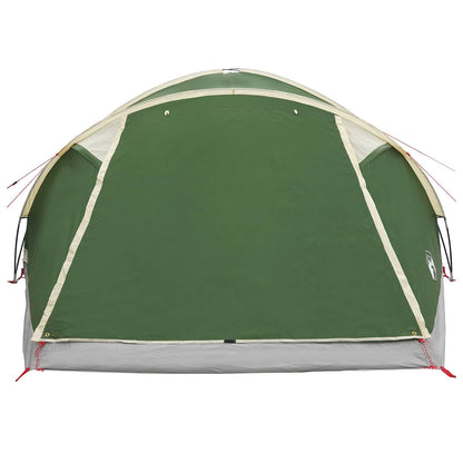 vidaXL Cabin Tent with Roof Green 8-Person Polyester and Steel - 40890