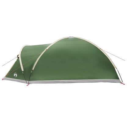 vidaXL Cabin Tent with Roof Green 8-Person Polyester and Steel - 40890