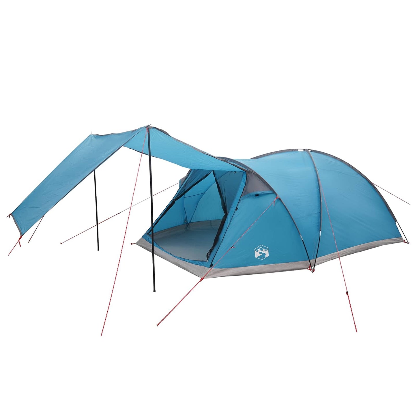 vidaXL Cabin Tent with Roof Blue 8-Person Polyester and Steel - 40893
