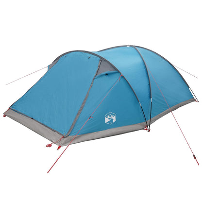 vidaXL Cabin Tent with Roof Blue 8-Person Polyester and Steel - 40893