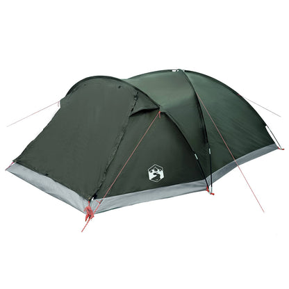 vidaXL Cabin Tent with Roof Army green 8-Person Polyester and Steel - 40911