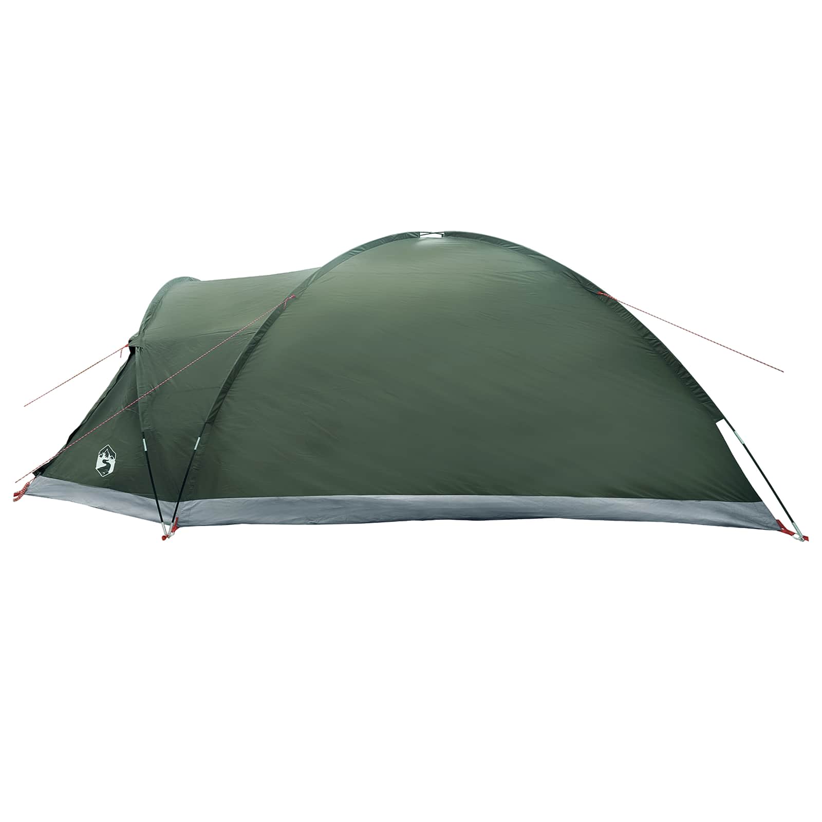 vidaXL Cabin Tent with Roof Army green 8-Person Polyester and Steel - 40911