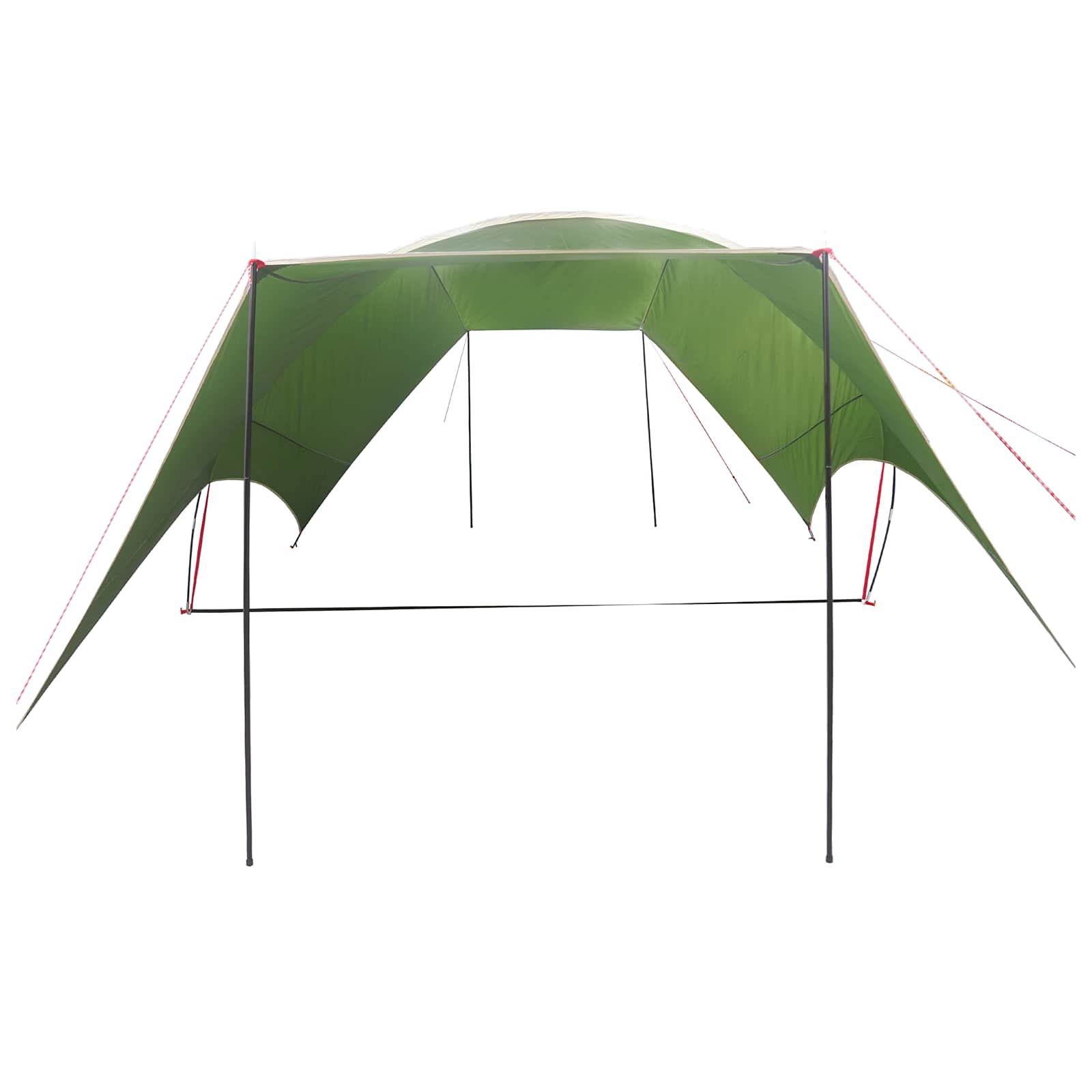 vidaXL Camping Tarp Water-resistant Green 550 x 400 x 230 cm