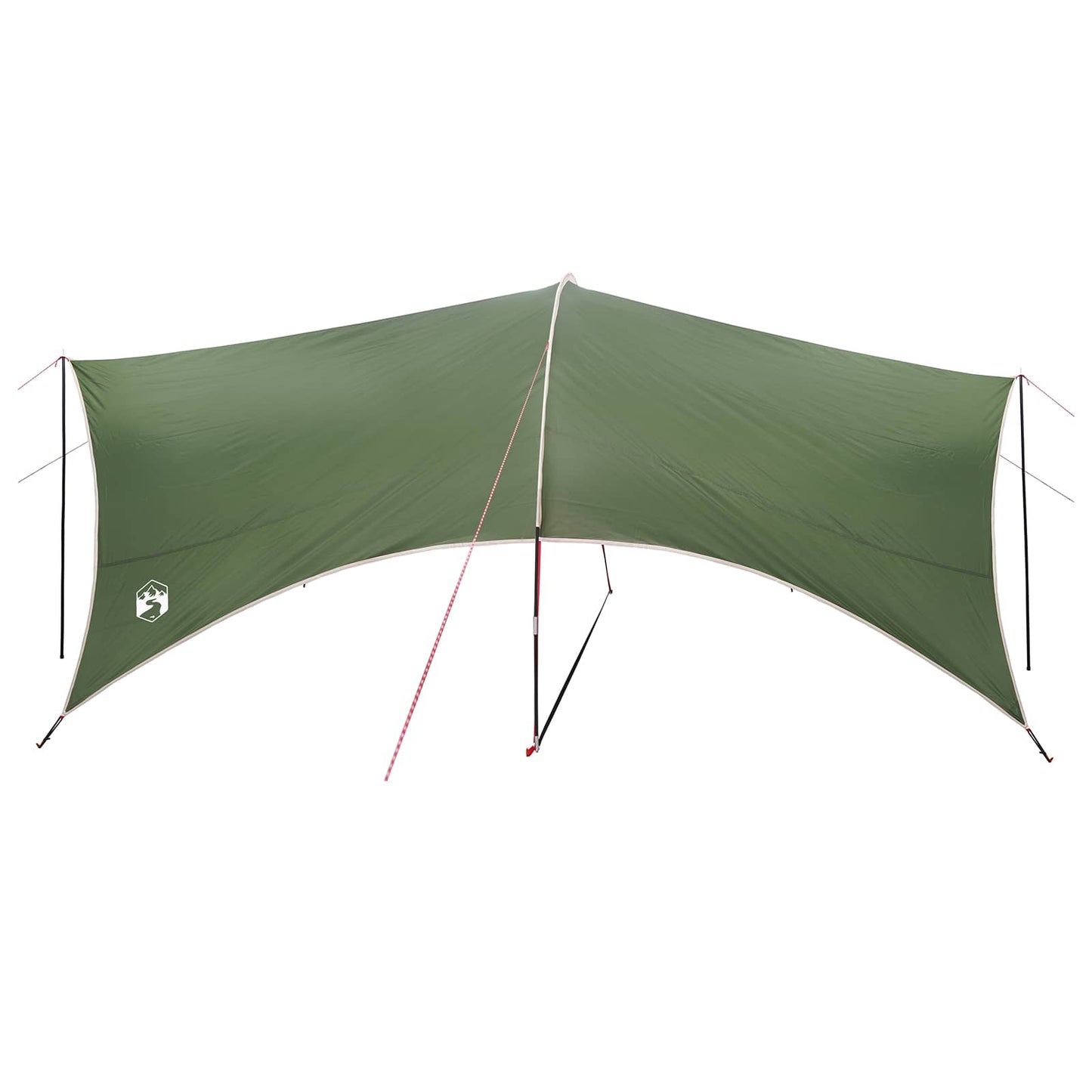 vidaXL Camping Tarp Water-resistant Green 550 x 400 x 230 cm