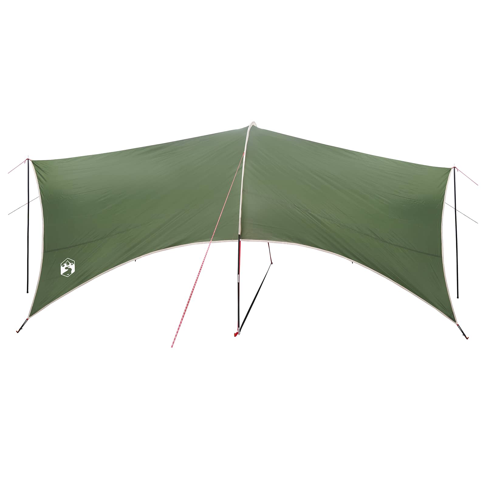 vidaXL Camping Tarp Water-resistant Green 550 x 400 x 230 cm