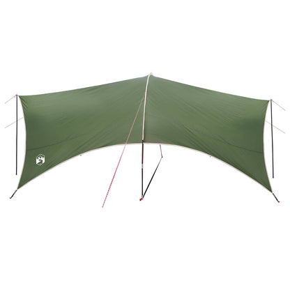vidaXL Camping Tarp Water-resistant Green 550 x 400 x 230 cm