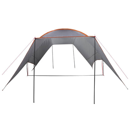 vidaXL Camping Tarp Water-resistant Grey and Orange 550 x 400 x 230 cm