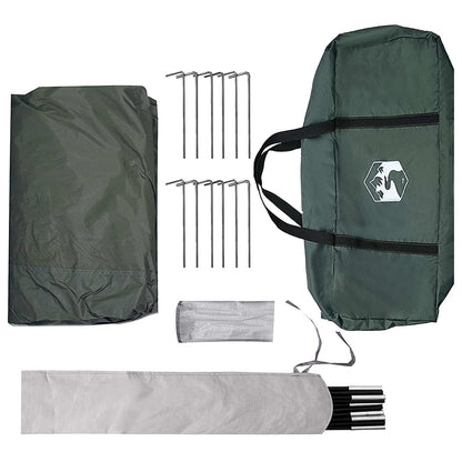 vidaXL Camping Tarp Water-resistant Army Green 550 x 400 x 230 cm