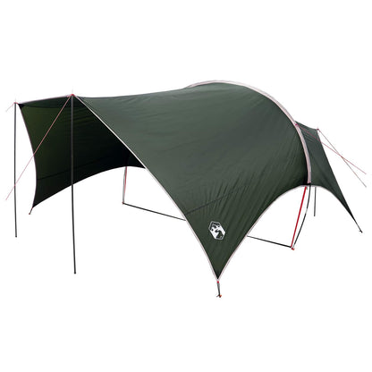 vidaXL Camping Tarp Water-resistant Army Green 550 x 400 x 230 cm