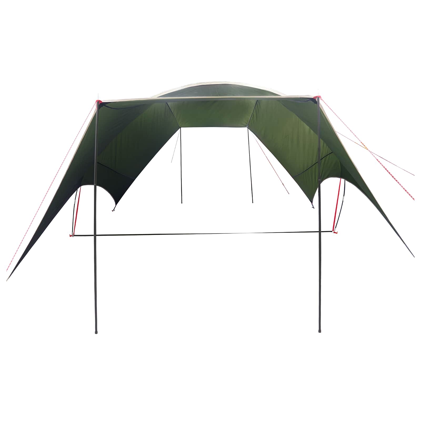 vidaXL Camping Tarp Water-resistant Army Green 550 x 400 x 230 cm