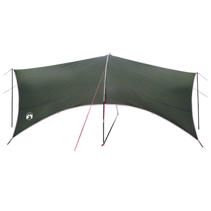 vidaXL Camping Tarp Water-resistant Army Green 550 x 400 x 230 cm