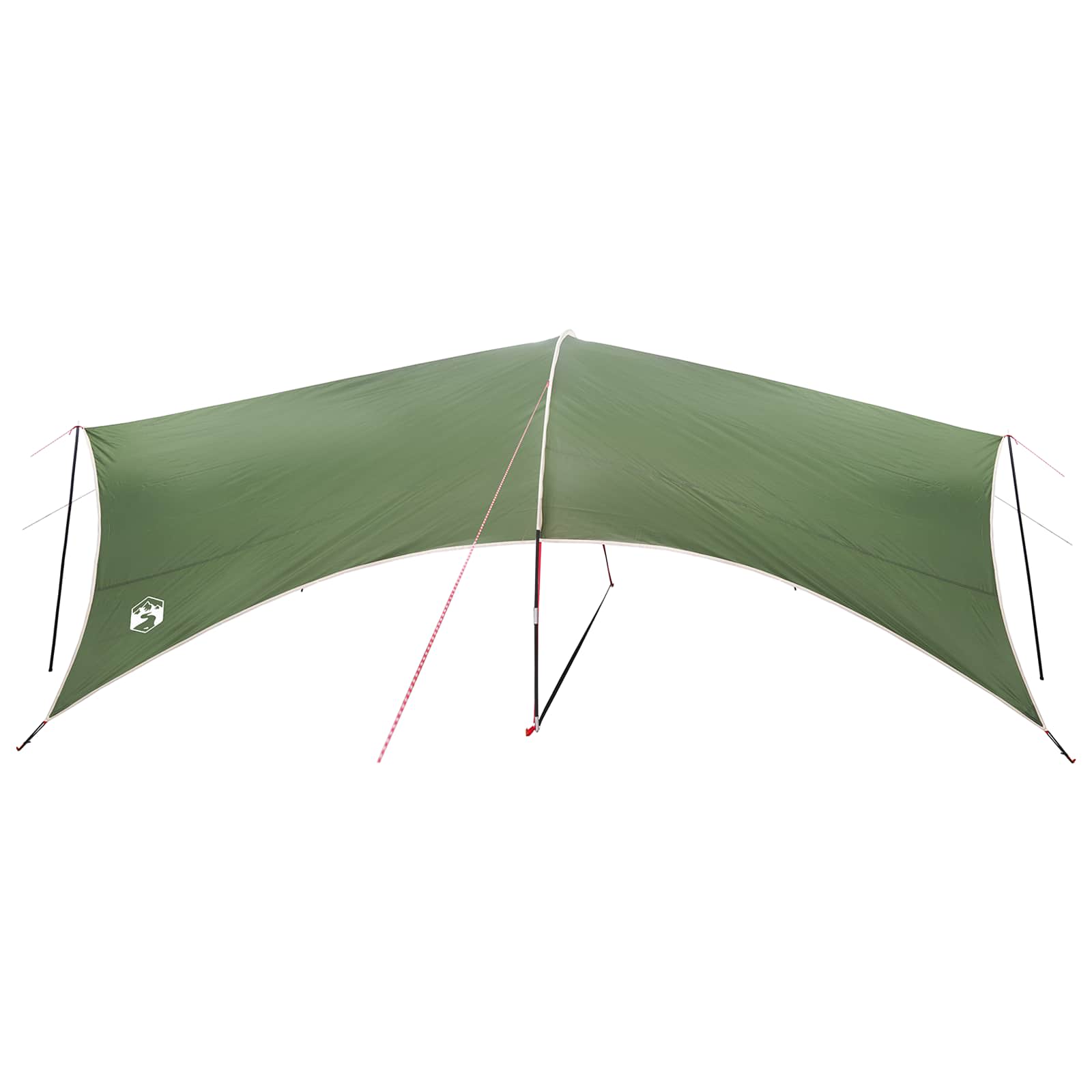 vidaXL Camping Tarp Water-resistant Green 690 x 580 x 255 cm