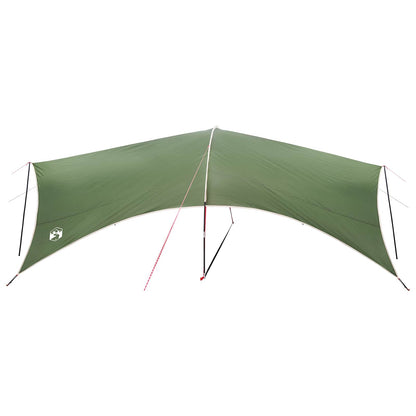 vidaXL Camping Tarp Water-resistant Green 690 x 580 x 255 cm