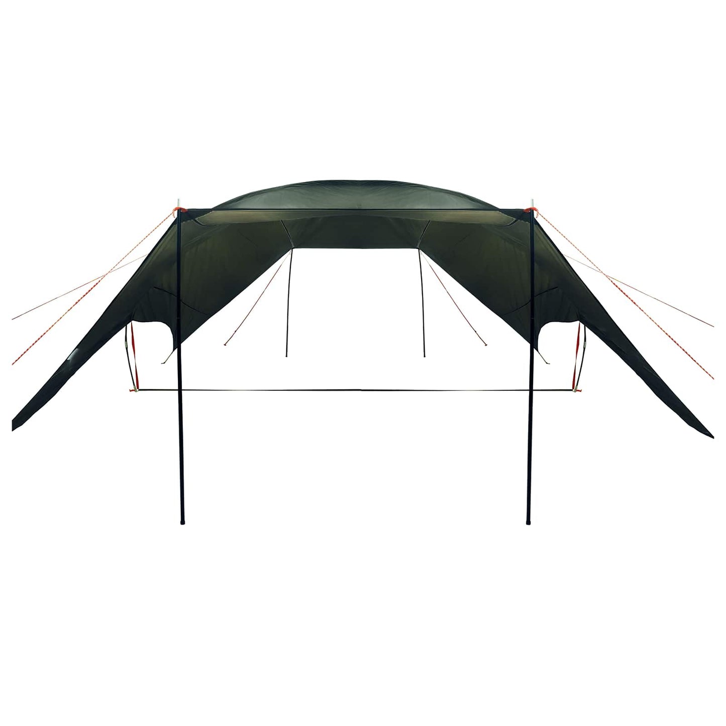 vidaXL Camping Tarp Water-resistant Army Green 695 x 580 x 200 cm