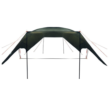 vidaXL Camping Tarp Water-resistant Army Green 695 x 580 x 200 cm
