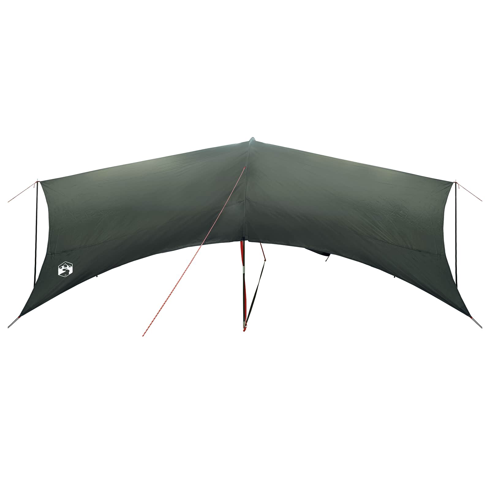 vidaXL Camping Tarp Water-resistant Army Green 695 x 580 x 200 cm