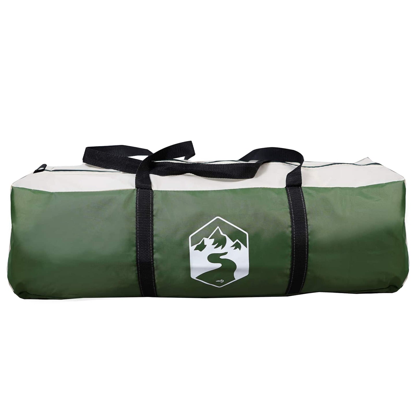 vidaXL Family Tent Green 450 x 400 x 265 cm Polyester and Steel
